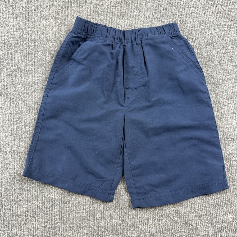 Faded Glory Boys 3T Blue Woven Pull On Elastic Waist Casual Shorts F21T7127T